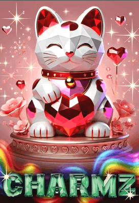 Charmz slot game with lucky charm symbols and bonus features